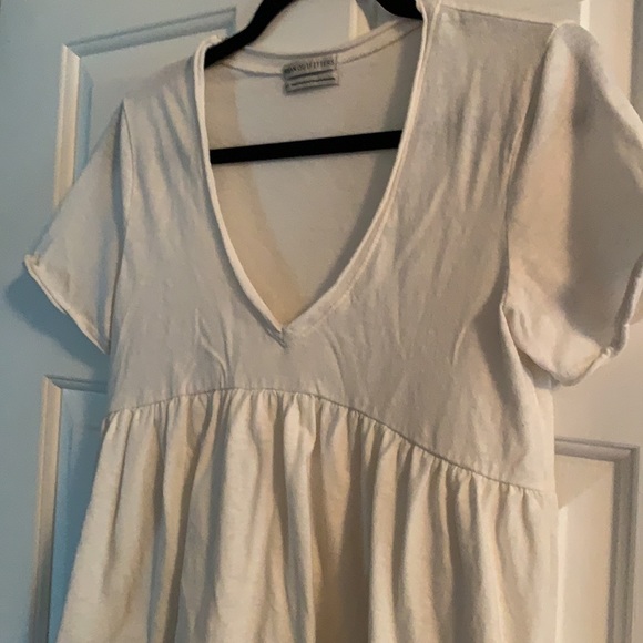 Urban Outfitters Plunging Neckline Peplum top - Picture 3 of 4